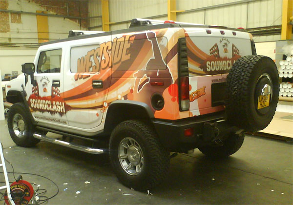 wrapped hummer